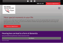 Tablet Screenshot of hearvirginia.com